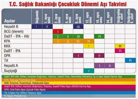 Bebeklerde Aşı Takvimi ve Önemi