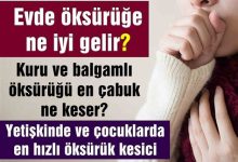 ÖKSÜRÜĞE NE İYİ GELİR?