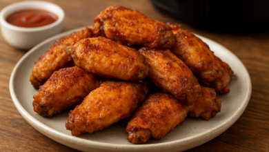 Airfryer'da Tavuk Kanat Tarifi: Dışı Çıtır İçi Yumuşak